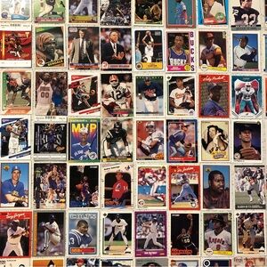 80 Sports Cards Bo Jackson Tony Gwynn Vince Carter Dan Marino Cal Ripken